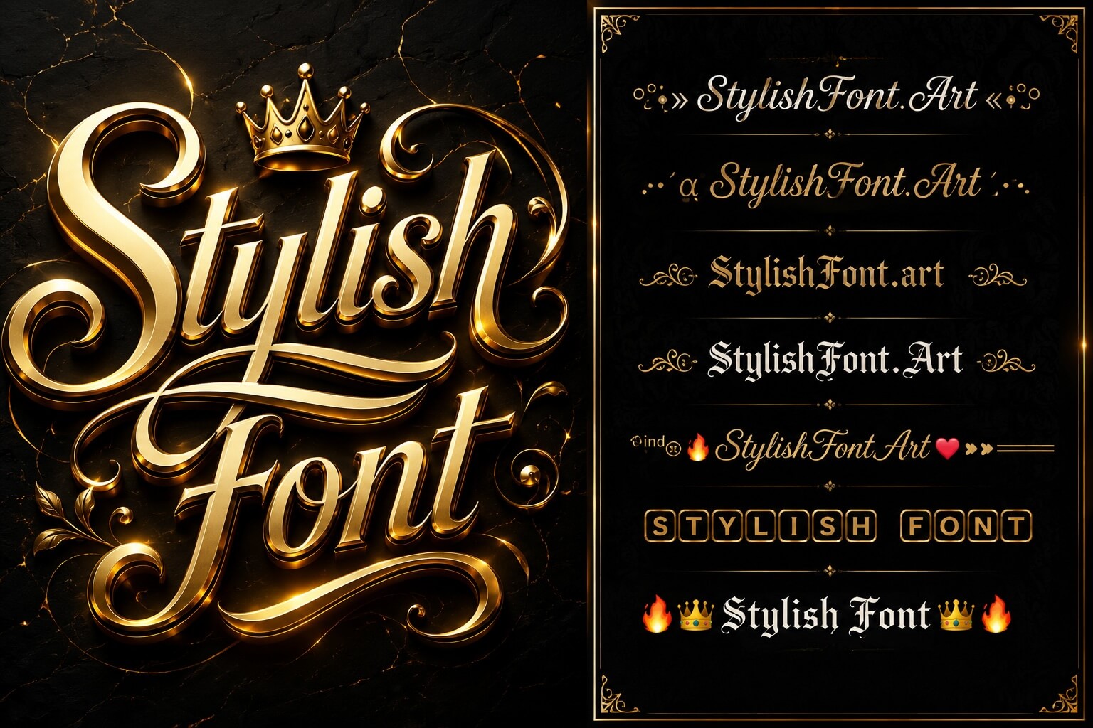 Stylish Font Art
